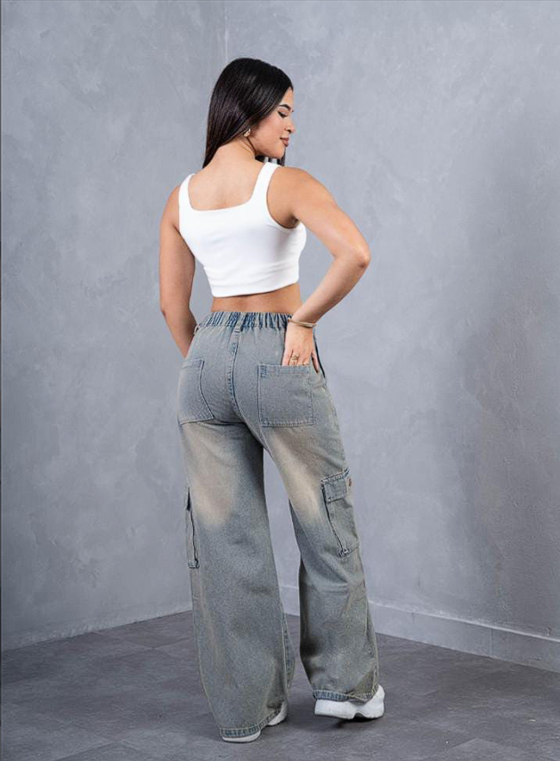 Pantalones cargo mujer