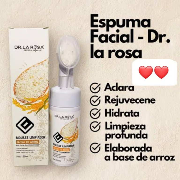 LIMPIADOR FACIAL DE ARROZ