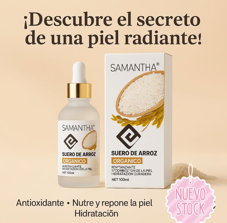 SUERO ORGÁNICO DE ARROZ